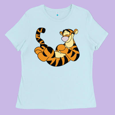 Tigger Ladies Tee Designed By Craftify