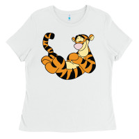 White tigger Ladies Tee - Craftify