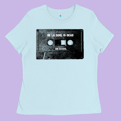 De La Soul Cassette Tape Ladies Tee Designed By Craftify