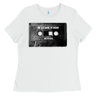 White De La Soul Cassette Tape Ladies Tee - Craftify