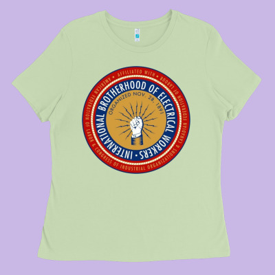 Ibew Electrician 1 Ladies Tee Designed By Craftify