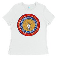 White IBEW electrician 1 Ladies Tee - Craftify