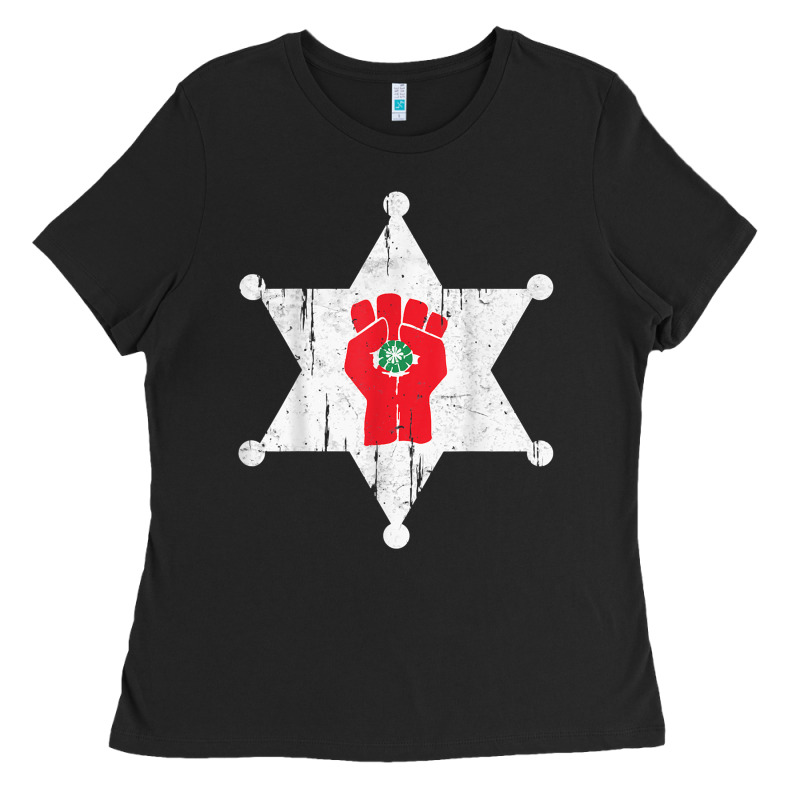 Gonzos Sheriff Hunters S Thompson Ladies Tee by Craftify | Teevron