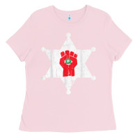 Bubblegum Pink GONZOS SHERIFF HUNTERS S THOMPSON Ladies Tee - Craftify