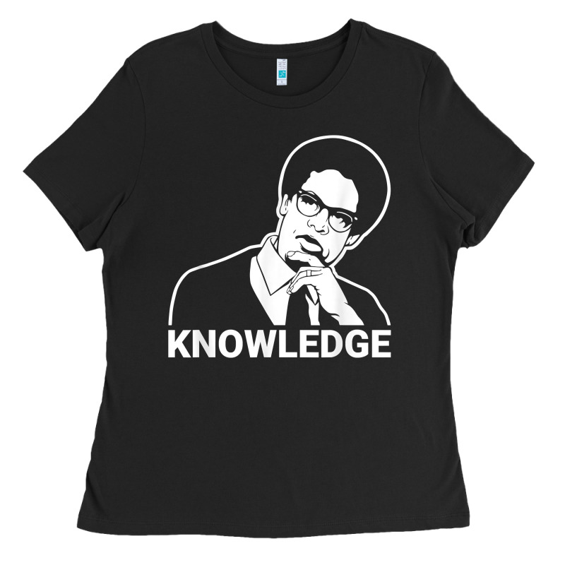 Sowell Knowledge Thomas Economist Black History T Shirt Ladies Tee by Craftify | Teevron