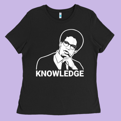 Sowell Knowledge Thomas Economist Black History T Shirt Ladies Tee Designed By Craftify