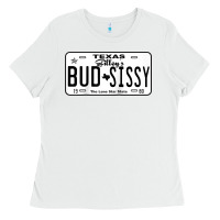 White country love gilley's bud n sissy texas cowboy license gift raglan bas Ladies Tee - Craftify