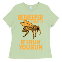 Matcha bee beekeeper if i run you run bumble bee humour 449 hive beekeeping Ladies Tee - Craftify