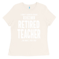 Bone Retired Teacher Ladies Tee - Craftify