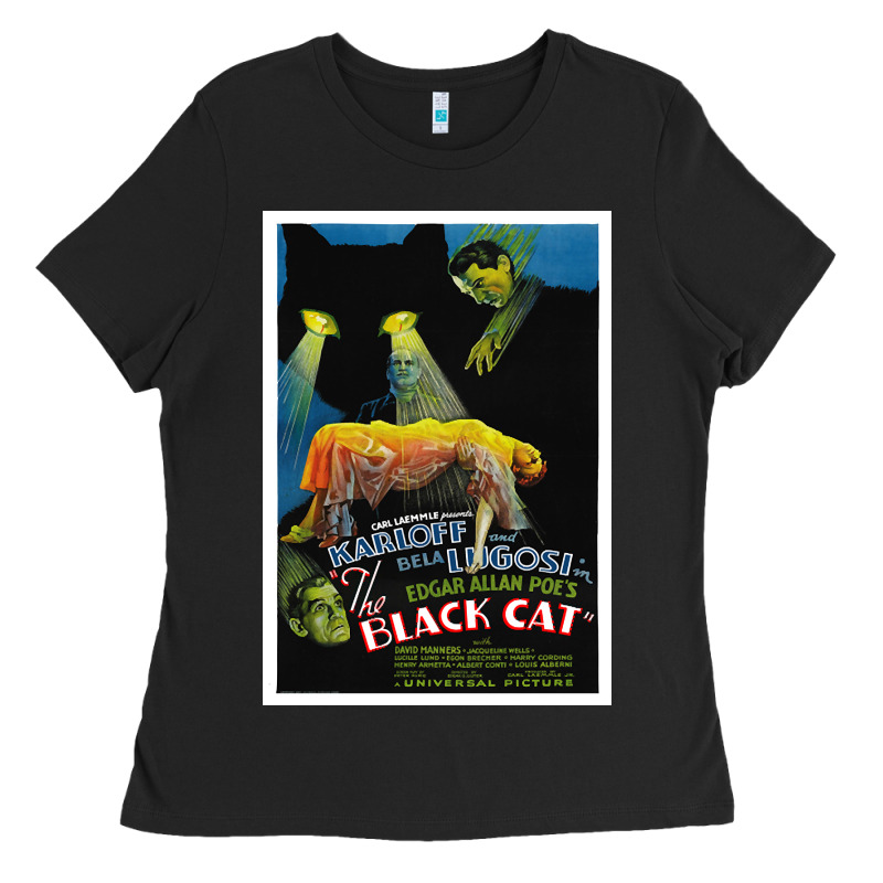Black Cat, The (1934) 1 Ladies Tee by trangStudio | Teevron