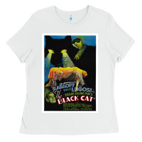 White Black Cat, The (1934) 1 Ladies Tee - trangStudio