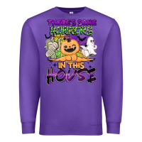 Purple theres some horrors in this house Premium Sweatshirt - BarkalooDesign