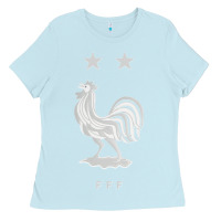 Baby Blue FFF Two Stars Ladies Tee - Craftify