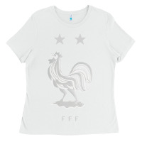 White FFF Two Stars Ladies Tee - Craftify