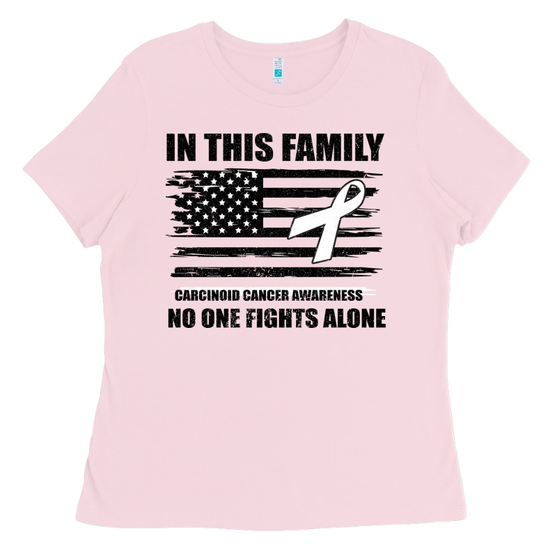 No One Fights Alone Pancreatic Cancer Awareness Ladies Tee by Bettercallsaul | Teevron