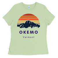 Matcha Okemo Vermont Skiing Snowboarding Hikers Gifts for VT Travel Ladies Tee - InspiraDesign
