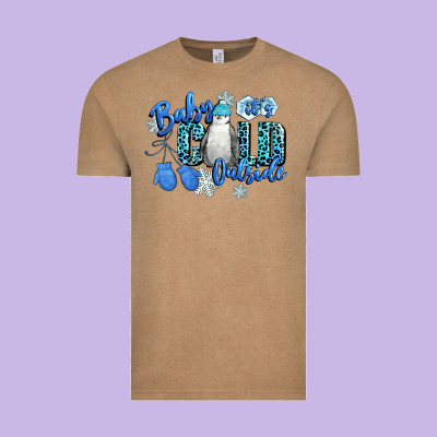 Baby Its Cold Outside Vintage Tee Designed By Cowgirlartshop