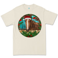 Bone Brown Horse Christmas Premium Tee - RanaPortraitStore