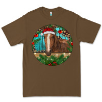 Cacao Brown Horse Christmas Premium Tee - RanaPortraitStore