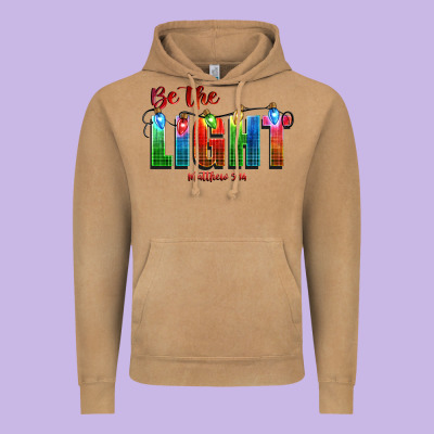 Be The Light Matthew 5 14 Vintage Hoodie Designed By Cowgirlartshop