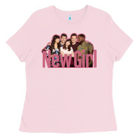 Bubblegum Pink new girl tv series Ladies Tee - InspiraDesign