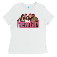 White new girl tv series Ladies Tee - InspiraDesign