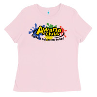 Bubblegum Pink vintage awana clubs Ladies Tee - InspiraDesign