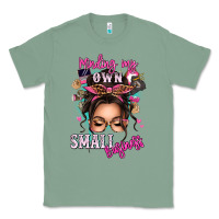 Sage minding my own small business messy bun Classic Tee - texasbilliewilder
