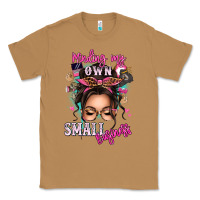 Toasted Coconut minding my own small business messy bun Classic Tee - texasbilliewilder