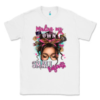 White minding my own small business messy bun Classic Tee - texasbilliewilder