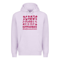 Lilac the magic is in our diference Premium Hoodie - CowhideDigitalArt
