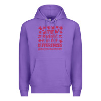 Purple the magic is in our diference Premium Hoodie - CowhideDigitalArt