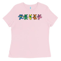 Bubblegum Pink Jerrys Designer Bears Ladies Tee - InspiraDesign