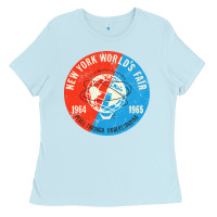 Baby Blue New York World's Fair 196465 Ladies Tee - InspiraDesign