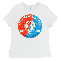 White New York World's Fair 196465 Ladies Tee - InspiraDesign