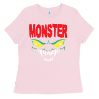 Bubblegum Pink monster Ladies Tee - InspiraDesign