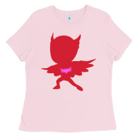 Bubblegum Pink owlette illustration Ladies Tee - InspiraDesign