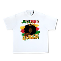 Juneteenth Queen Black Woman Afro Queen Urban Heavy Tee | Teevron