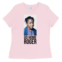 Bubblegum Pink Sister Sister - Go Home Roger Ladies Tee - InspiraDesign