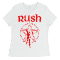 White vintage starman Ladies Tee - InspiraDesign