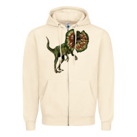 Sandshell Dilophosaurus Zipper Hoodie - LillyAllenDesigns