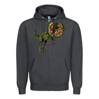 Smoke Dilophosaurus Zipper Hoodie - LillyAllenDesigns