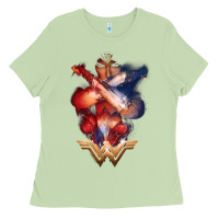 Matcha wonder woman movie arms crossed t shirt Ladies Tee - InspiraDesign
