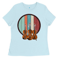 Baby Blue Violin Vintage Ladies Tee - Bettercallsaul