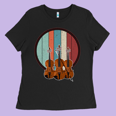 Violin Vintage Ladies Tee Designed By Bettercallsaul