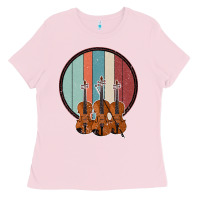 Bubblegum Pink Violin Vintage Ladies Tee - Bettercallsaul