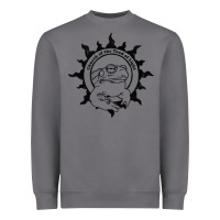 Storm Authentic Church Of The Toad Of Light Psychedlic Frog Licking (Distres Heavyweight Sweatshirt - DesignPulse