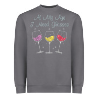 Storm At My Age I need Glasses Heavyweight Sweatshirt - DesignPulse