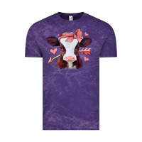 Cloud Purple valentines day baby calf Vintage Tee - Jasminsmagicworld