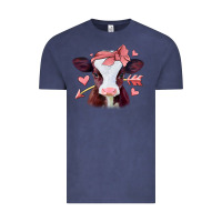 Vintage Denim valentines day baby calf Vintage Tee - Jasminsmagicworld